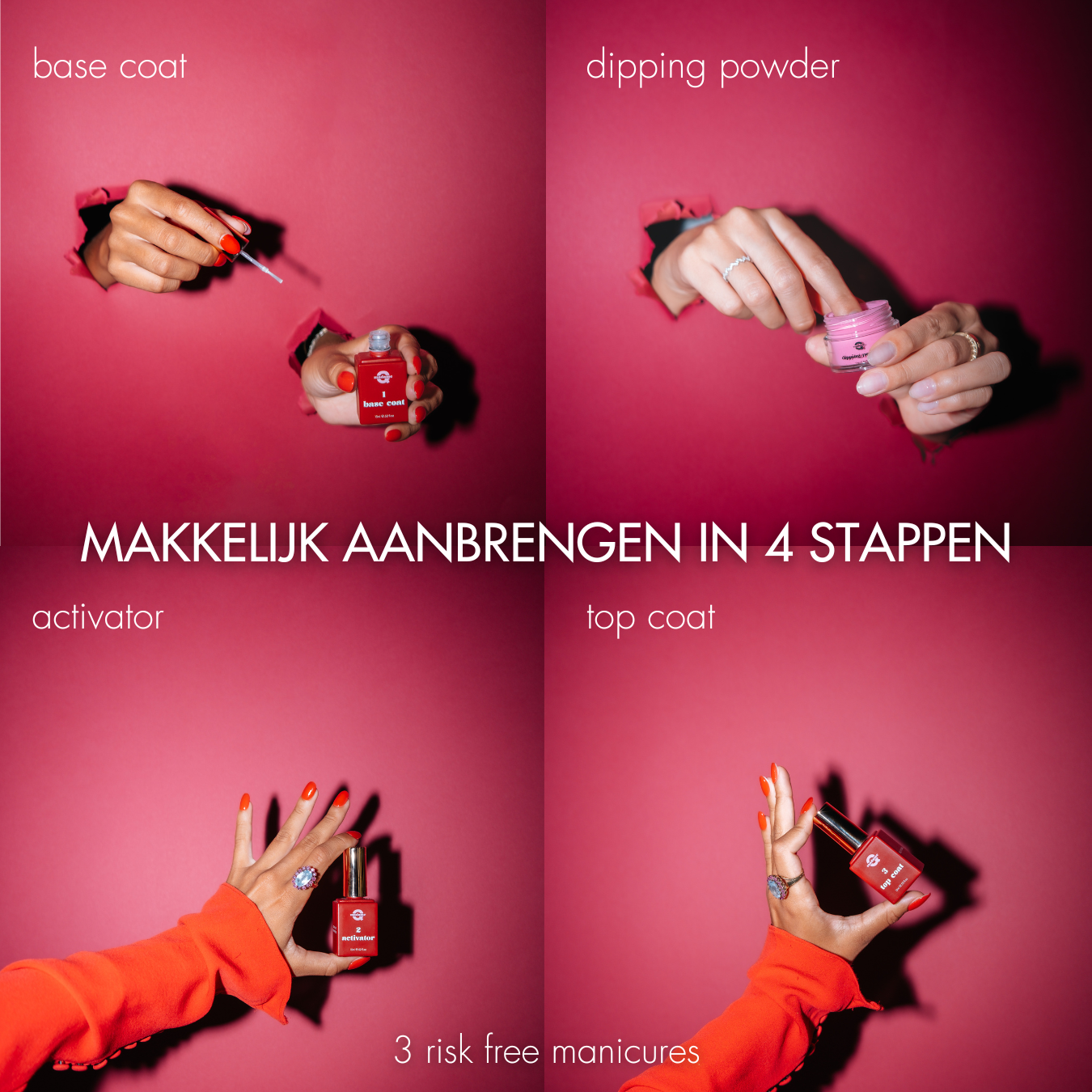 Madame Q Dip powder starterkit | zonder UV | premium thuismanicure set