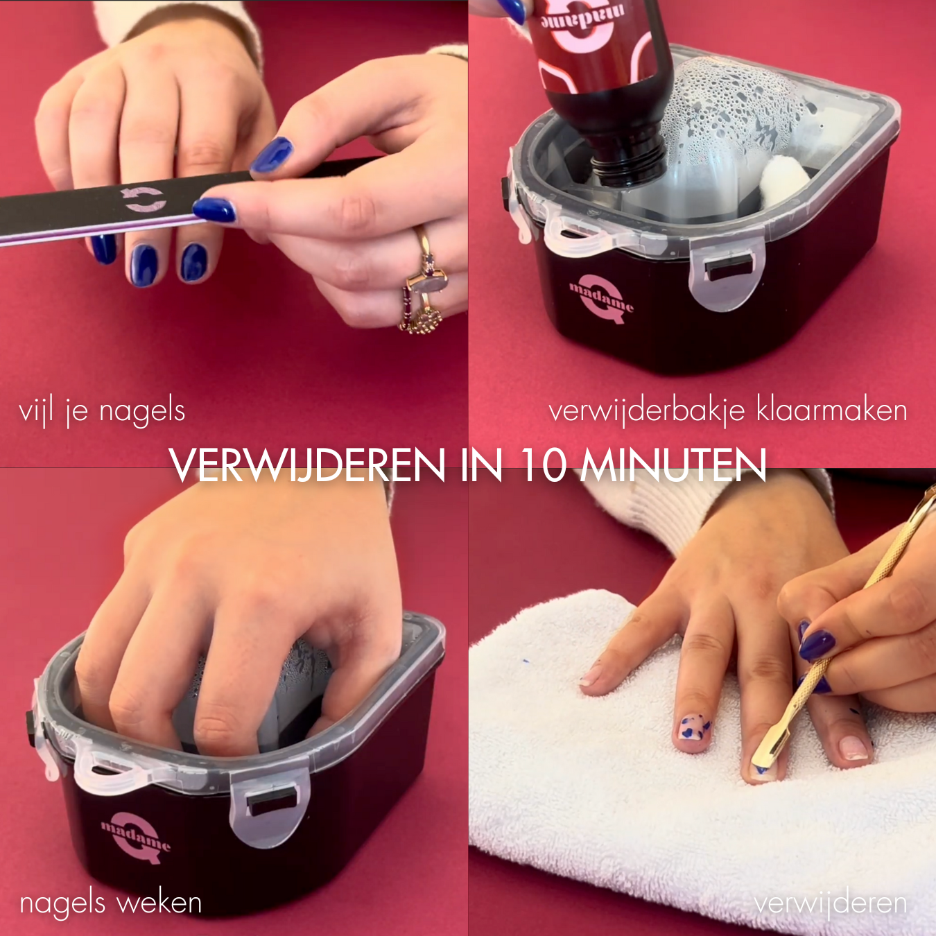 Madame Q Dip powder starterkit | zonder UV | premium thuismanicure set