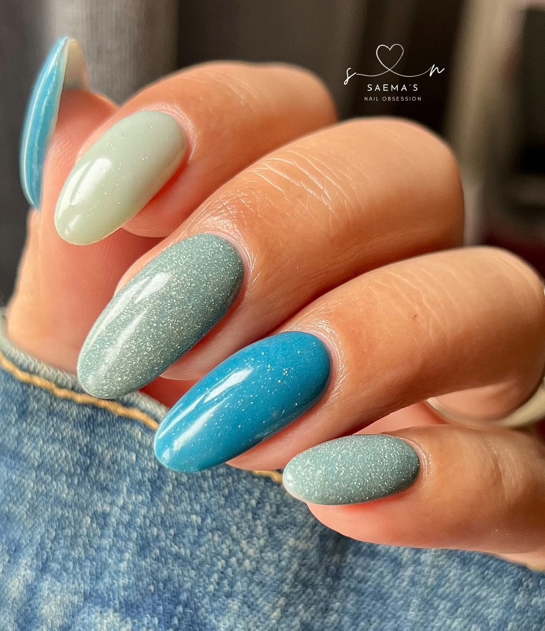 Blue me Away Dipping Powder