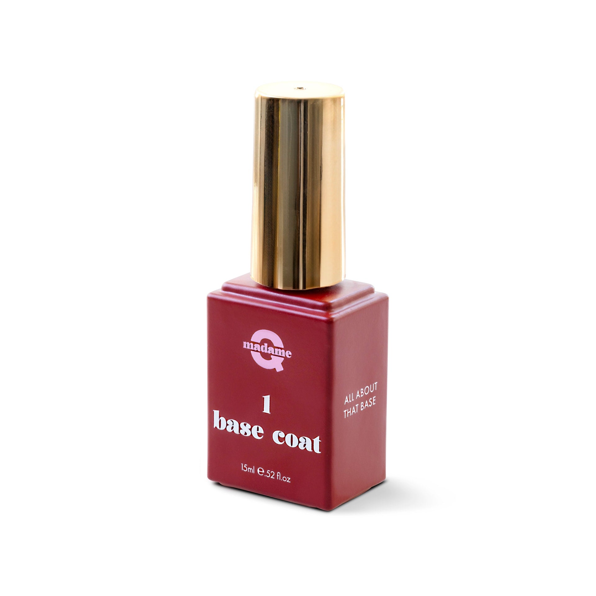 Base coat side view Madame Q dipping powder