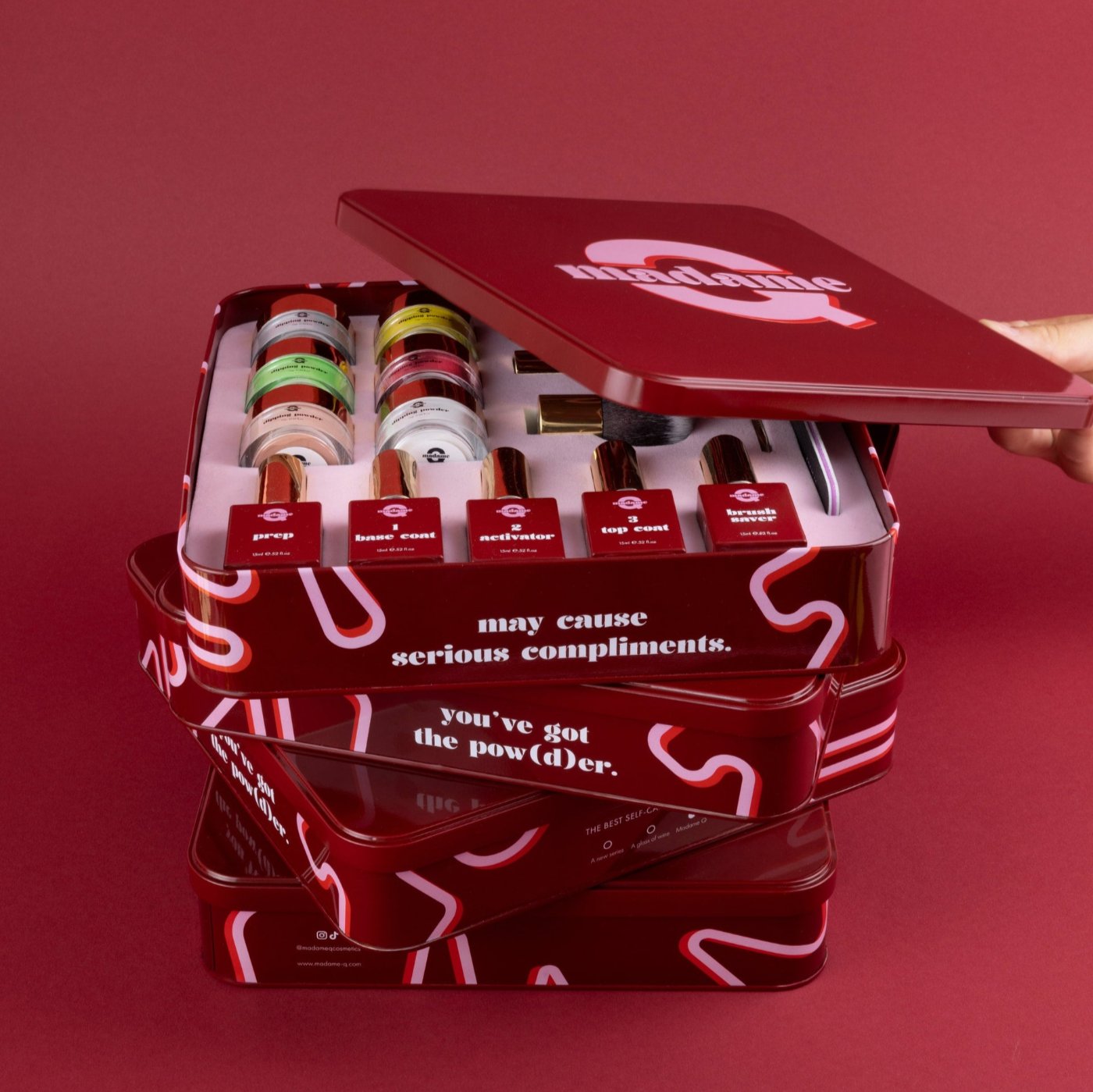 gently opening the madame q starter kit