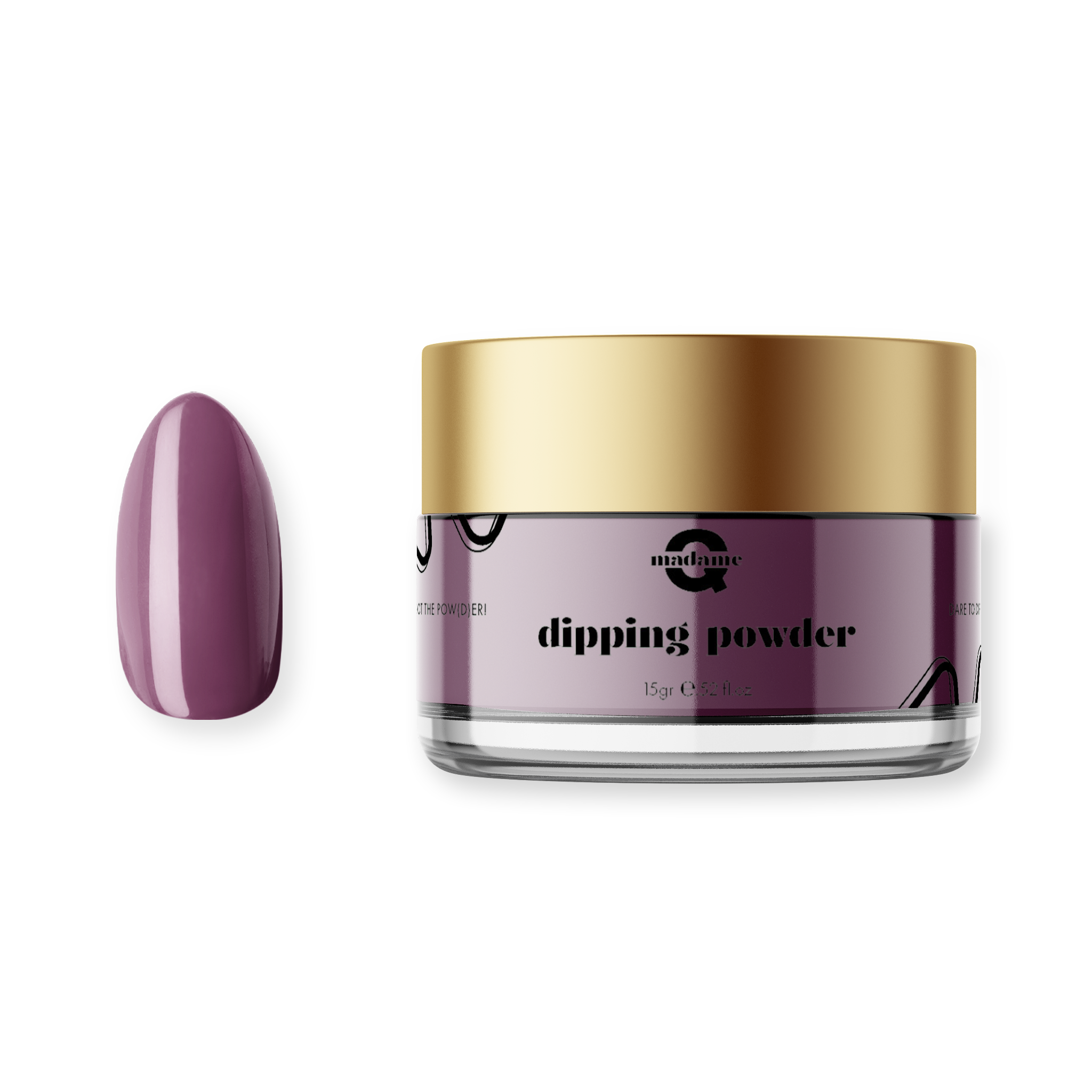 purple dipping powder