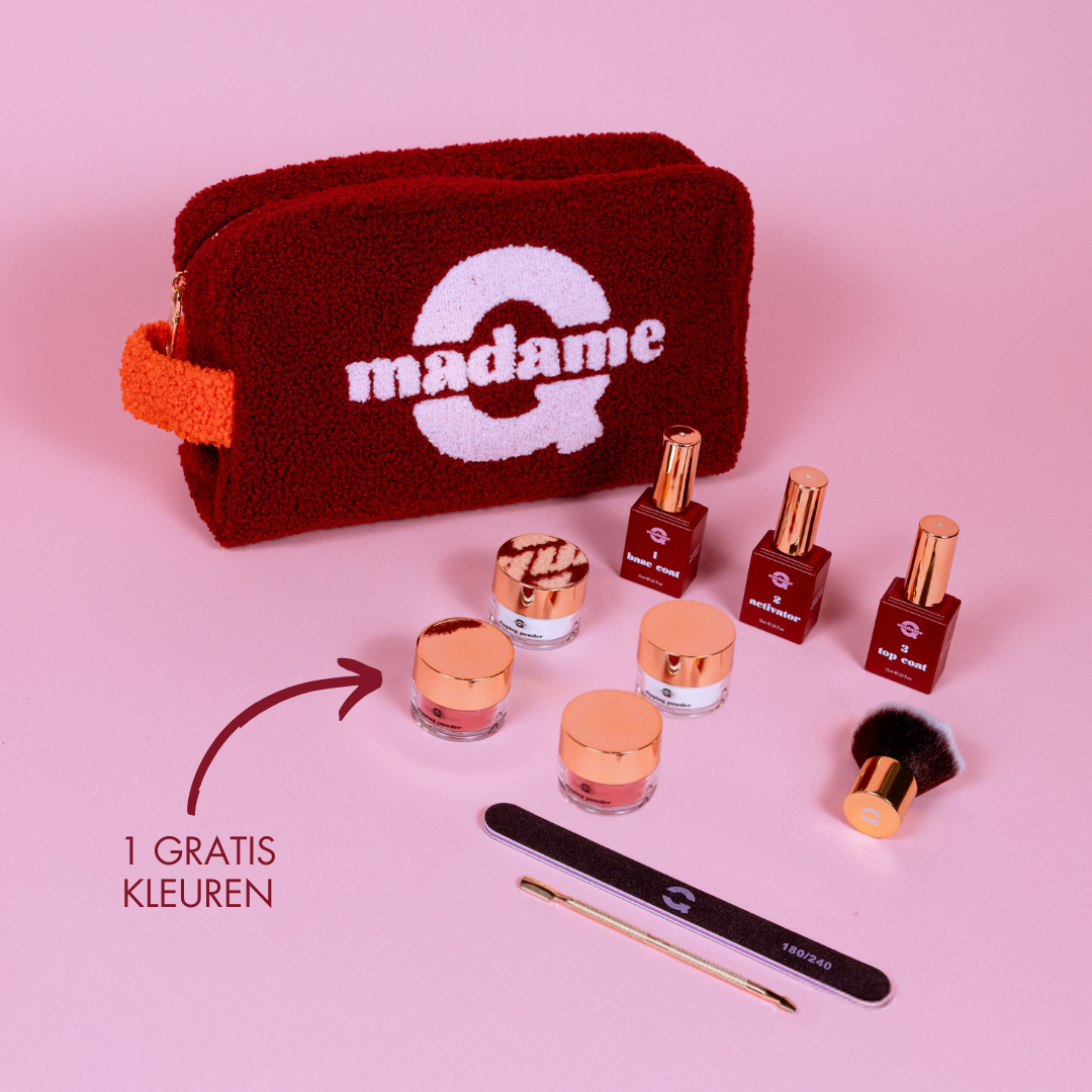 Madame Q Dip powder starterkit | zonder UV | basic thuismanicure set