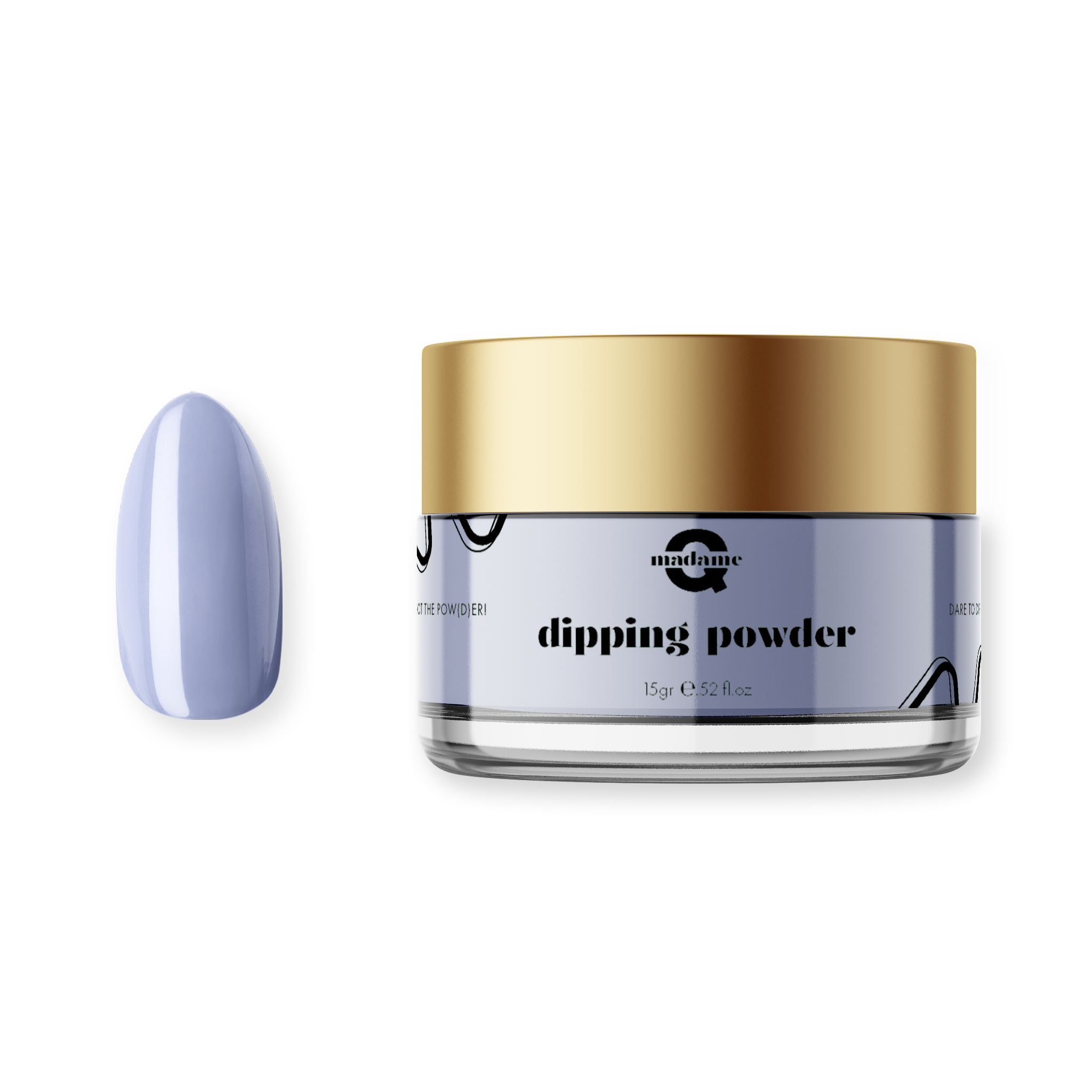 lavender blue dipping powder