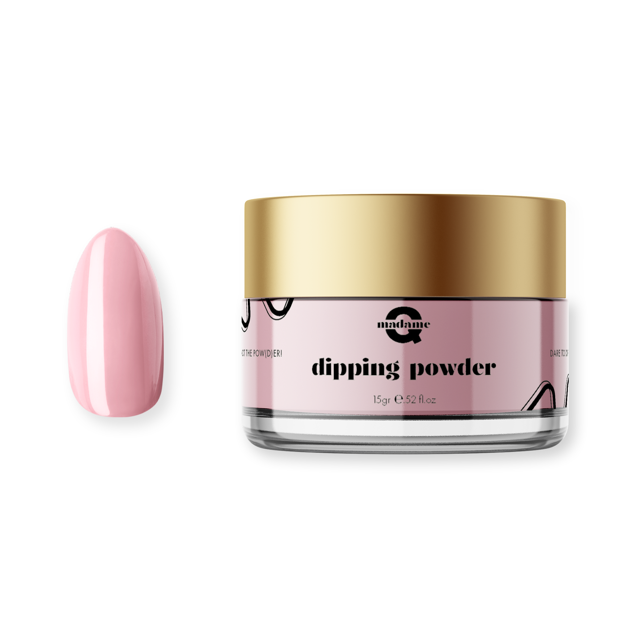 light pink dipping powder