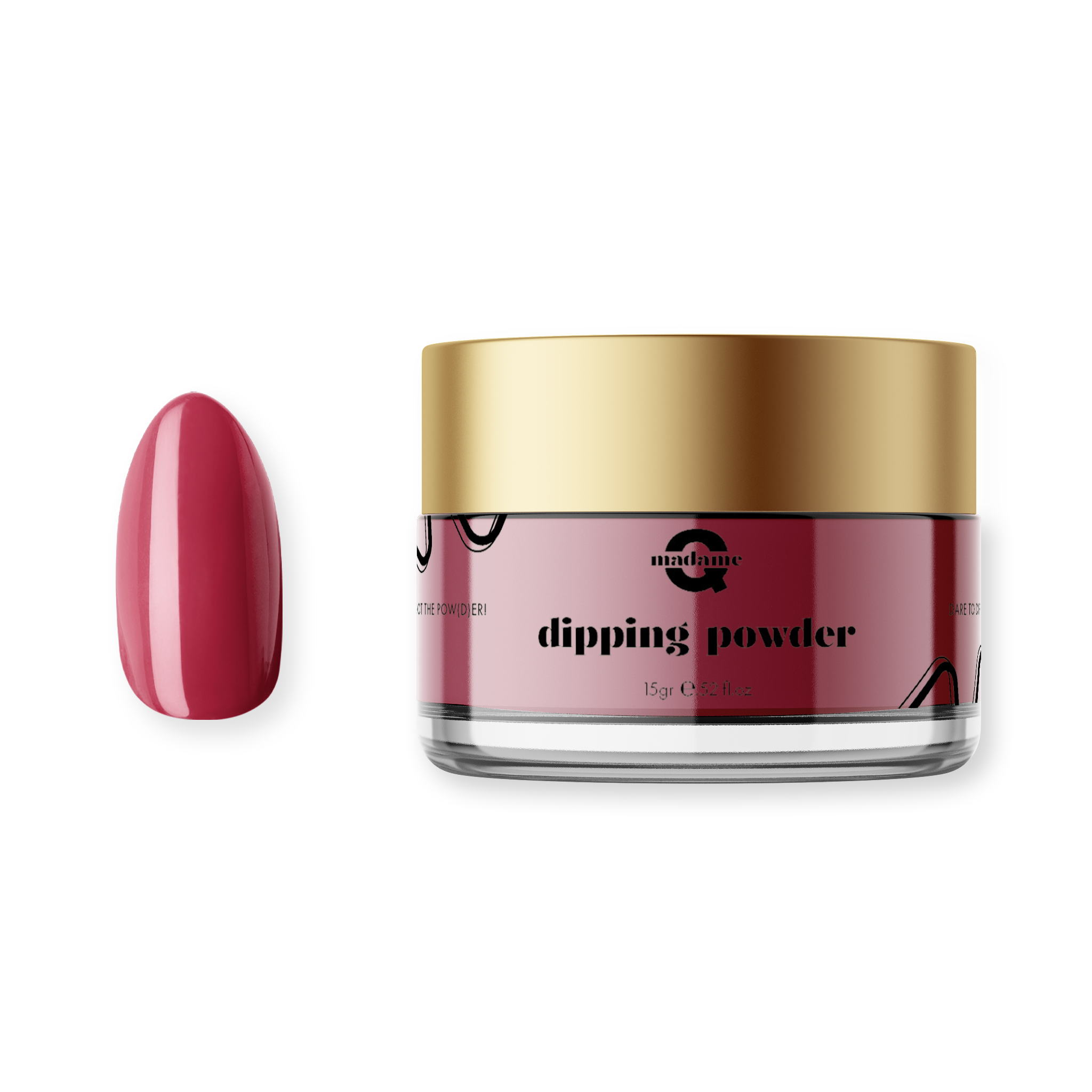 cherry red dipping powder