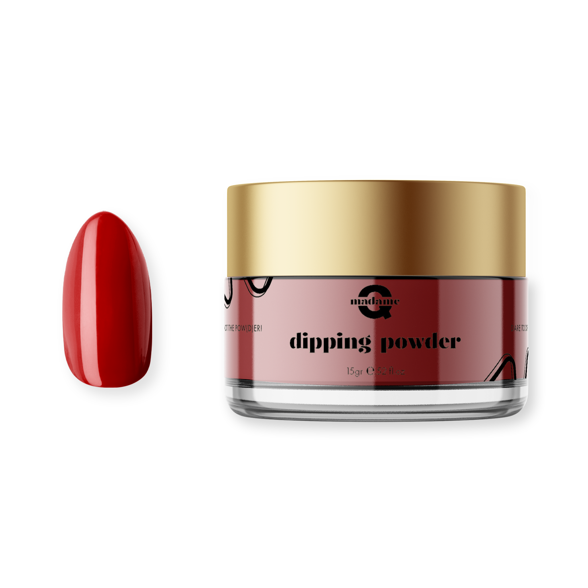 red dipping powder