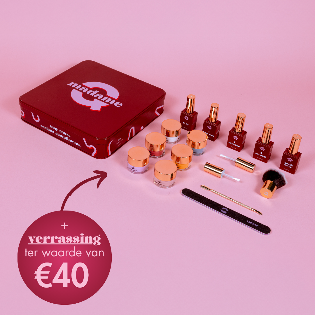 Madame Q Dip powder starterkit | zonder UV | premium thuismanicure set