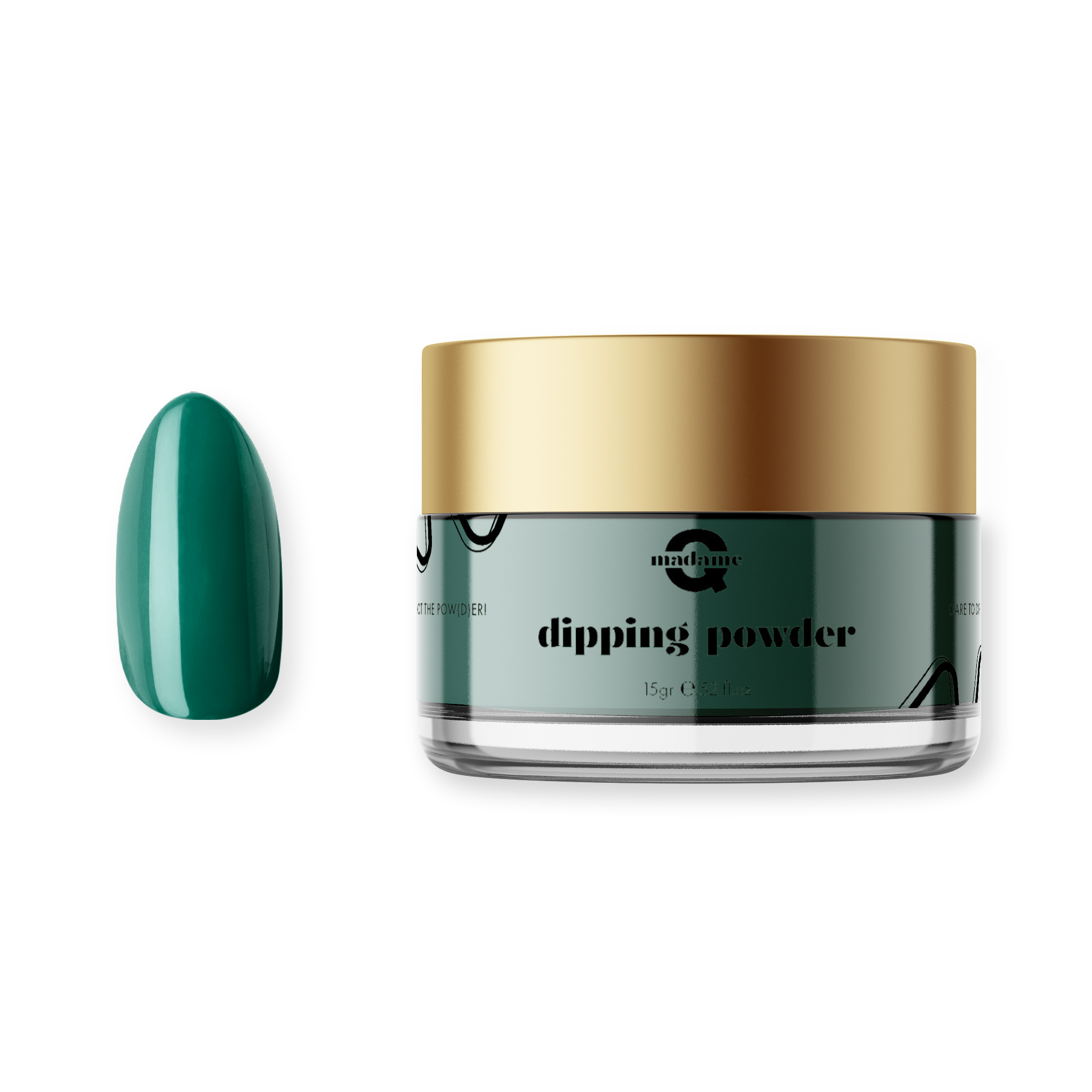 green dipping powder